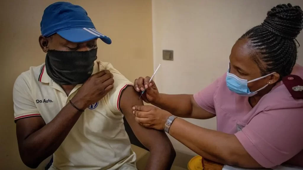 El avance de la pandemia en Sudáfrica.